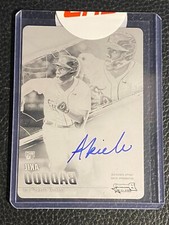 2021 Bowman's Best Best of '21 Autograph Printing Plate Black Akil Baddoo 1/1