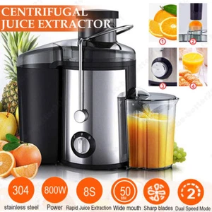800W Centrifugal Sugarcane Juicer Ginger Press Machine Juice Squeezer Extractor - Foto 1 di 17