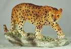 15.5cm LEOPARD ORNAMENT - QUALITY MODEL - FANTASTIC GIFT for ANIMAL LOVER