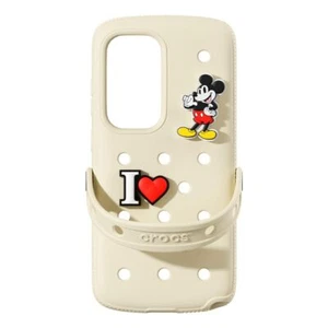 Samsung Crocs Hülle für Galaxy S25 Ultra, stoßdämpfend, beige - Neu - Bild 1 von 3