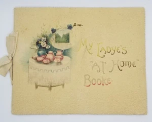 Ephemera Victorian MY LADYE'S AT HOME Book Calendar Antique c1880s - Picture 1 of 11