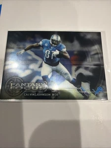 2014 Topps Chrome Fantasy Focus #FF-CJ Calvin Johnson Lions - Picture 1 of 2