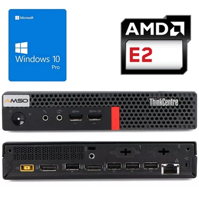 Lenovo ThinkCentre M625Q Thin Client AMD E2-9000E 0/4/8GB 0/32/128GB Windows 10 - Imagen 1 de 4