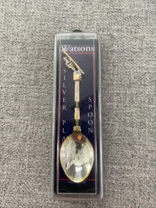 Watsons Vintage Silver Plated Spoon New Orleans Collectible Rare Trumpet - Picture 1 of 3
