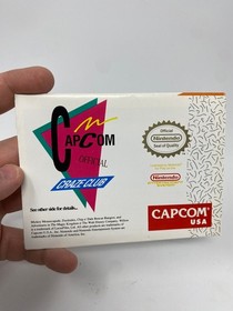 Capcom Craze Club Nintendo NES Promo Poster Insert ONLY Mega Man Ducktales #H