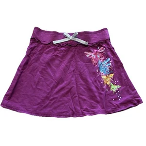 Hannah Montana Rainbow Butterfly Purple Skirt Size 10/12 - Picture 1 of 6