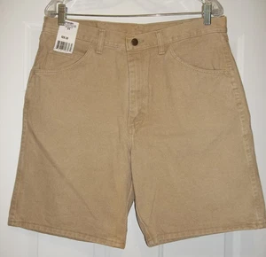 Wrangler Men's Rugged Wear Relaxed Fit Shorts Sz 34 Khaki Vintage NWT 36505KA - Picture 1 of 10