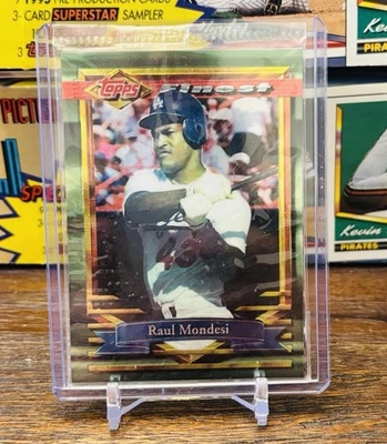 Raul Mondesi 1994 SUPERSTAR SAMPLER 3 Card Pack • Finest • Stadium Club • Bowman - Image 1 of 3