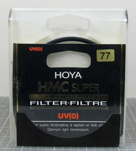 Filtro UV (0) Hoya HMC Super 77 mm Hecho en Japón En Paquete Original - Imagen 1 de 2
