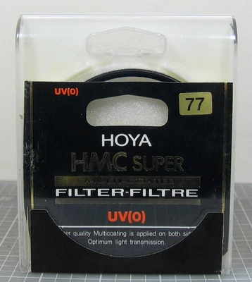 Hoya HMC Super 77mm UV(0) Filter Made in Japan In original Package - Image 1 of 2