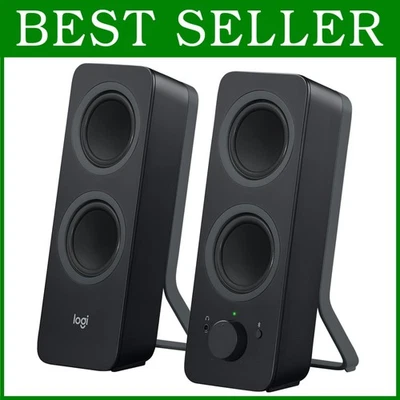 Wireless Stereo Speakers for Computers - Image 1 of 4