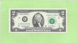 2003A ..UNCIRC $2 E 0311 1178 A .... 2003A $2 E-A QUAD CENTER '1111' - Bild 1 von 2