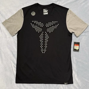 Nike Kobe Bryant Stealth Herren Gr. L - T-Shirt Dry-Fit Mamba Schwarz Grau NEU Neu mit Etikett Y2K - Bild 1 von 11