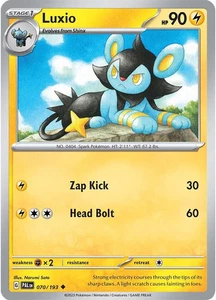 Luxio (070/193) [Escarlata &amp; Violeta: Paldea Evolved] Holofo inverso casi como nuevo - Imagen 1 de 1