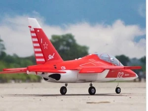 NIB Freewing YAK-130 70 6s 890mm ARF 70 EDF Jet RC Airplane Red 2 Pilots - Picture 1 of 7