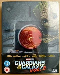 Steelbook Marvel Guardians of the Galaxy vol.2 3D Blu RayNew & Sealed - Picture 1 of 3
