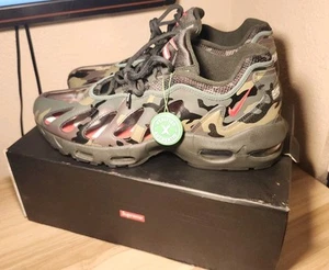 Nike Air Max 96 x Supreme - "Woodland Camo" (CV7652 300) - Size 13 Slightly Used - Picture 1 of 14