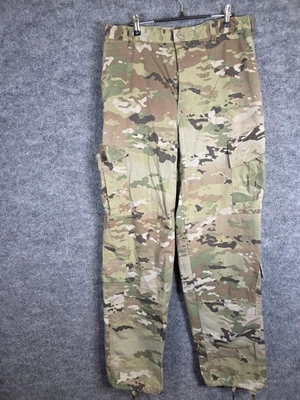 US Army ACU Pants Mens Medium Long OCP Camo Ripstop Cargo Tactical Multicam - Image 1 of 4