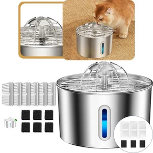 2.2L Trinkbrunnen für Katze Katzen Hunde Wasserbrunnen Katzenbrunnen Ultraleise - Bild 1 von 16