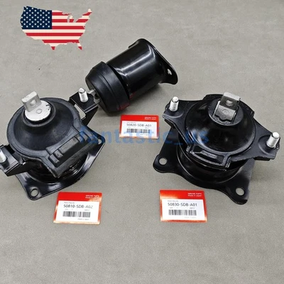 3PC！Motor Mounts Set For 2004-2008 Acura TL 3.2L V6 Auto A4526HY A4517 FREE SHIP Foto 1 de 4