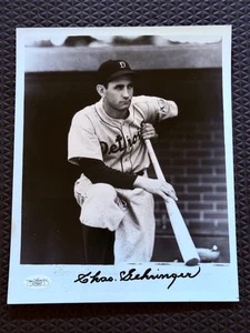Charlie Charles Gehringer Signed Autograph 8x10 Photo Detroit Tigers JSA - Picture 1 of 3