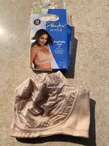 Playtex 18 Stunden BH ohne Bügel atmungsaktiv kühl Feuchtigkeitsmanagement NEU 44D beige - Bild 1 von 6
