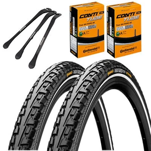 2x Neumáticos de bicicleta Continental Ride Tour Reflex 28 x 1,60 (42-622) + elevador de neumáticos - Imagen 1 de 25