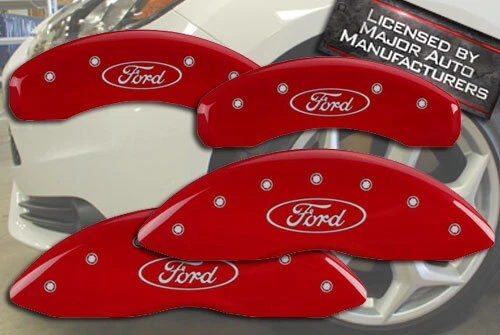 Красные крышки суппортов передних + задних тормозных дисков MGP 2015-2017 «Ford» Transit 150 250 - Изображение 1 из 4