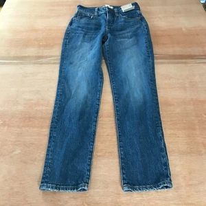Madewell The Perfect Vintage Straight Jeans Women 23P Blue Mid Rise Stretch NWT - Imagen 1 de 14