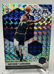 2020-21 Mosaic Anthony Edwards Reactive Prizm RC #201 Timberwolves Rookie