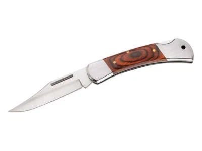 HERBERTZ POCKET KNIFE / BACK LOCK / LANYARD HOLE / PAKKA WOOD ** NEW ** - Image 1 of 3