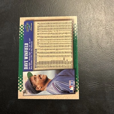 C54c Dave Winfield #80 Cleveland Indian’s 1995 Score - Image 1 of 2