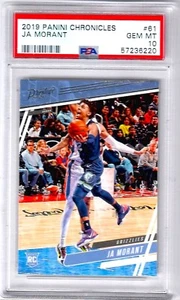 2019-20 Panini Chronicles Ja Morant RC #61 PSA 10 Rookie Prestige - Picture 1 of 2