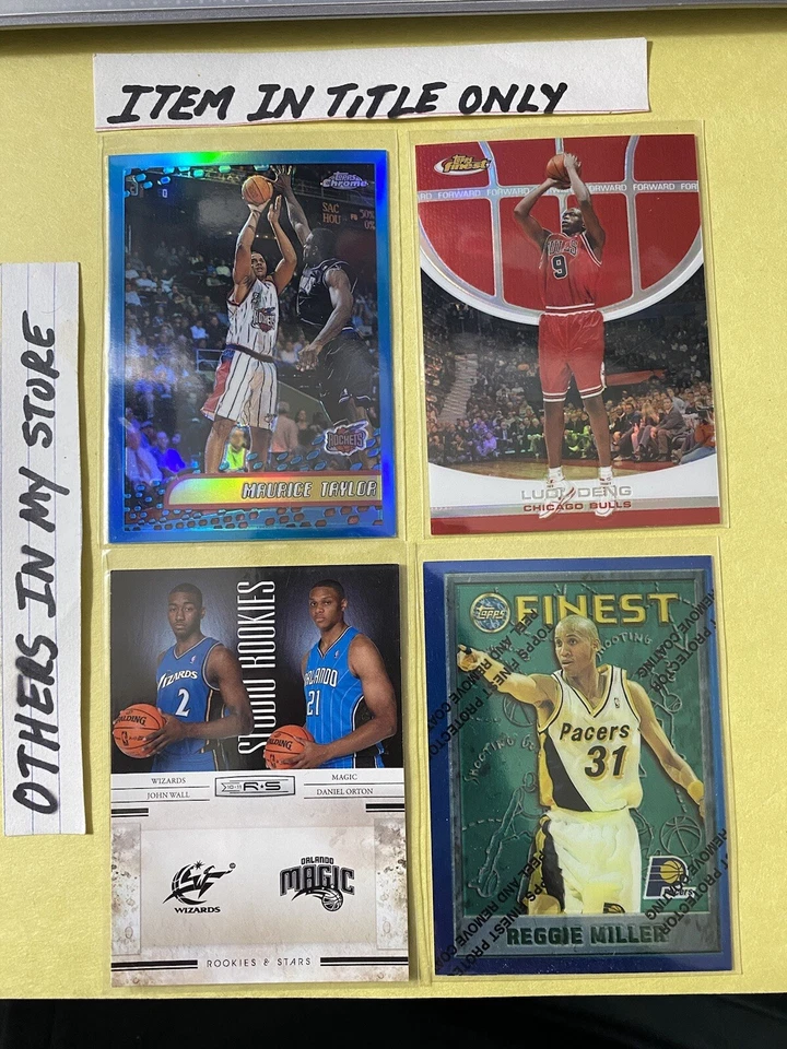 topps chrome blue border refractor maurice taylor rockets sweet card - Image 1 of 1