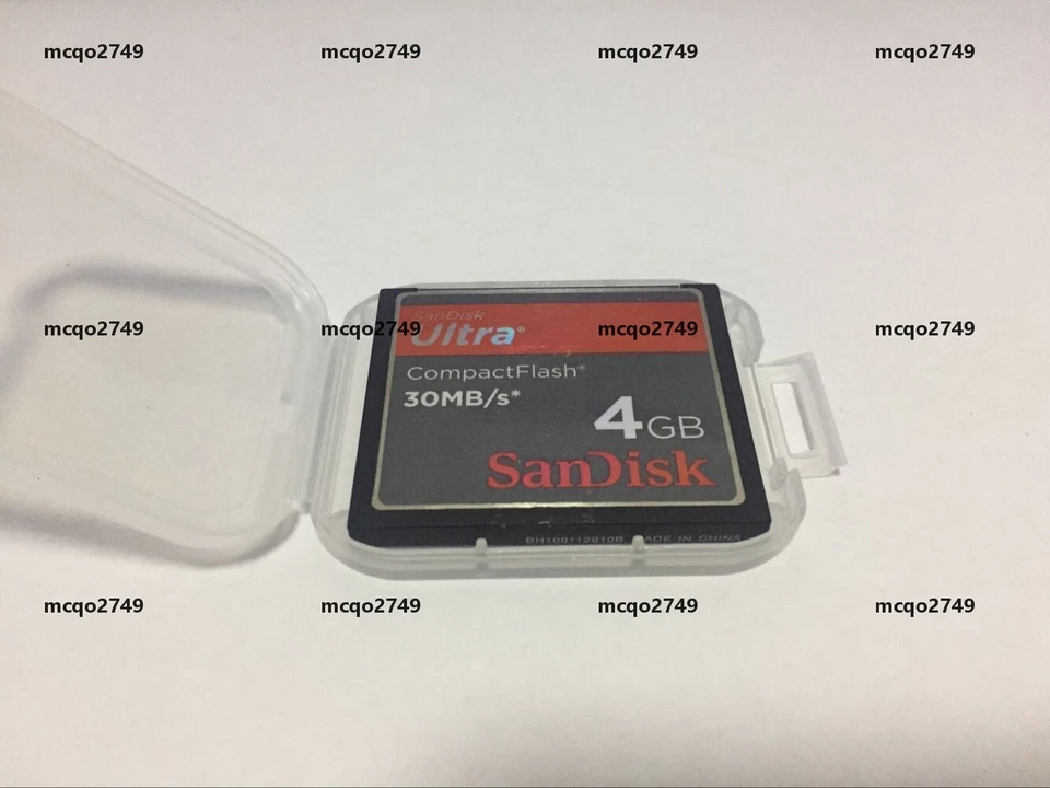 4GB SanDisk Ultra CF 30MB/S CompactFlash Memory Card - Image 1 of 2