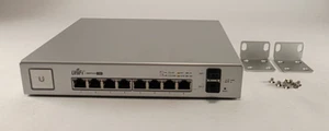 Ubiquiti UniFi 8-Port GB Managed PoE Switch with 2 SFP Ports (US-8-150W) w/Ears - Photo 1/5