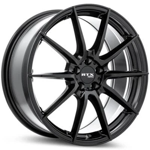 18 Inch Black Alloy Wheel Rim for Toyota Celica, RTX 83244 18x8 5x100 5Lug - Picture 1 of 4