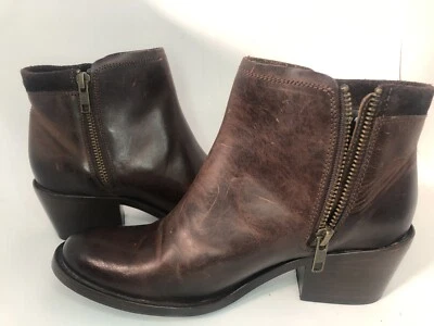 Wolverine 1000 Mile Zadie Botín al Tobillo Cremallera Cuero Marrón Para Mujer Talla 6 IEC Foto 1 de 4