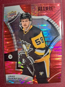 Jake Guentzel RED RAINBOW 2021-22 Upper Deck Allure #78 Pittsburgh Penguins NHL