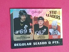 2007-08 O-PEE-CHEE Stat Leaders Rainbow Foil #SL20 Niedermayer Gonchar Souray 