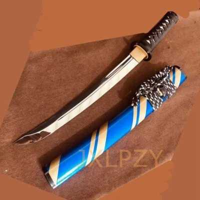 Espada curta japonesa afiada à mão Samurai Ninja Tanto T10 lâmina de aço carbono 小烏丸 - Imagem 1 de 4