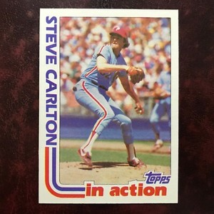1982 Topps Set STEVE CARLTON IN-ACTION #481 PHILLIES - NM/MINT+ *HIGH GRADE*