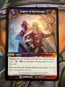 Juego de cartas coleccionables World of Warcraft Ancients 73/240 Legacy of Stormrage - Imagen 1 de 2