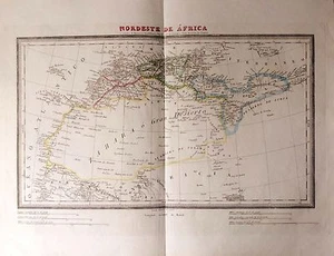 AFRICA. NORDESTE DE ÁFRICA.  Autor Alabern,1832, Barcelona - Picture 1 of 1