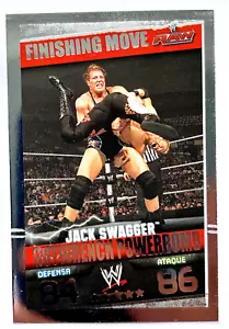 2009 WWE Topps Slam Attax Evolution TCG #024 JACK SWAGGER Finishing Move Foil - Picture 1 of 4