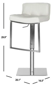 Safavieh NEWMAN BAR STOOL, Reduced Price 2172748057 FOX3005C - Picture 1 of 5