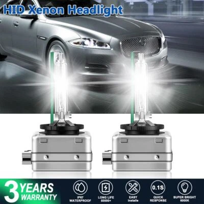 Kit de conversión de bombilla de faro HID D3S blanco 6000K para Jaguar XJ XK XKR 2010-2015 D3S Foto 1 de 4