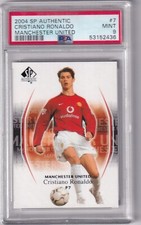 Upper Deck 2004 Sp Authentic No. 7 Cristiano Ronaldo Rookie PSA 9