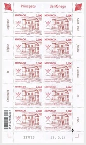 monaco 2025 Centenary St Paul Anglican Church England 1925 choral family 10v FUL - Picture 1 of 1