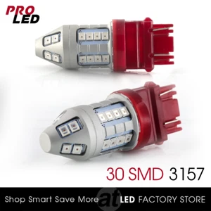 3157 3156 rojo brillante intermitente intermitente esquina luces de freno bombillas LED - Imagen 1 de 11